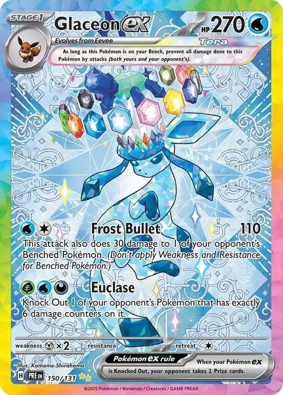 Glaceon ex — Prismatic Evolutions 150/131