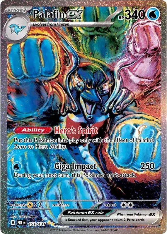Palafin ex — Prismatic Evolutions 151/131