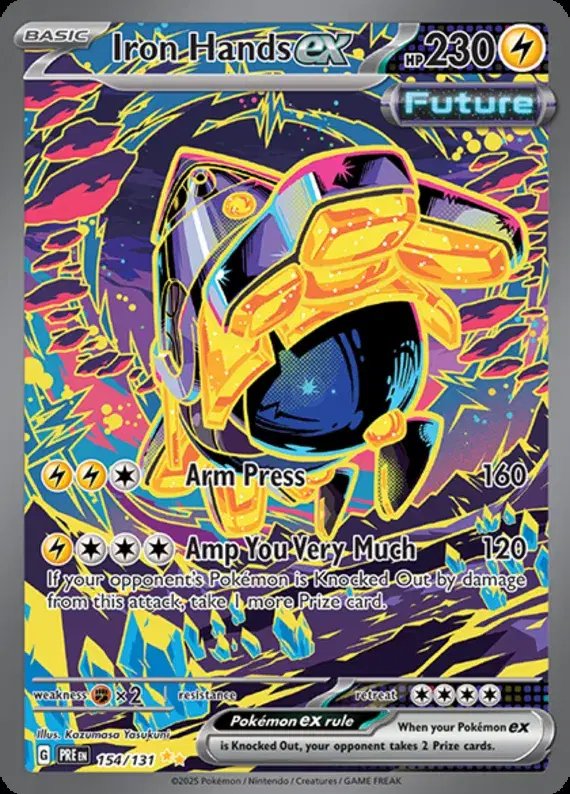 Iron Hands ex — Prismatic Evolutions 154/131