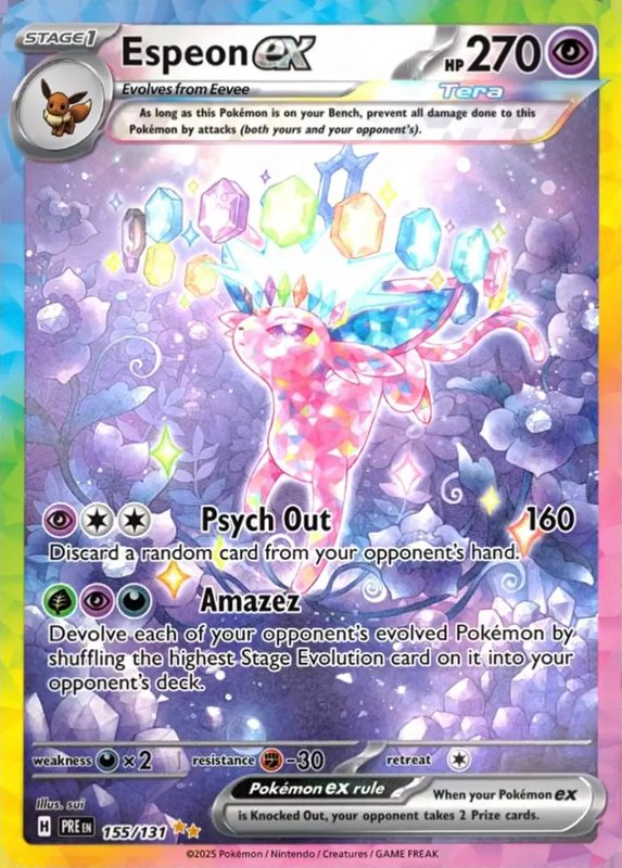 Espeon ex — Prismatic Evolutions 155/131