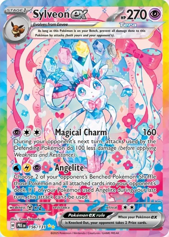 Sylveon ex — Prismatic Evolutions 156/131