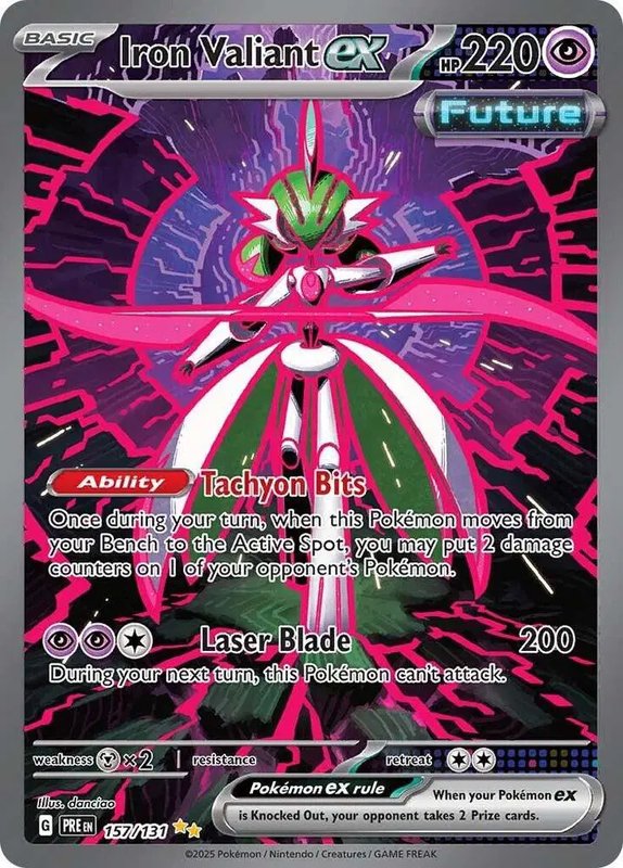 Iron Valiant ex — Prismatic Evolutions 157/131