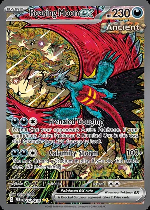 Roaring Moon ex — Prismatic Evolutions 162/131