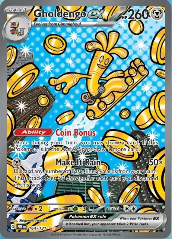Gholdengo ex — Prismatic Evolutions 164/131