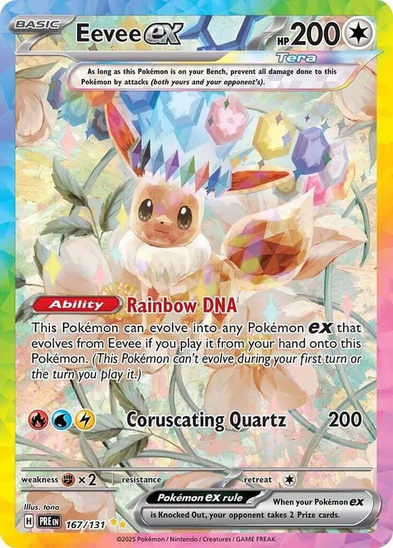 Eevee ex — Prismatic Evolutions 167/131