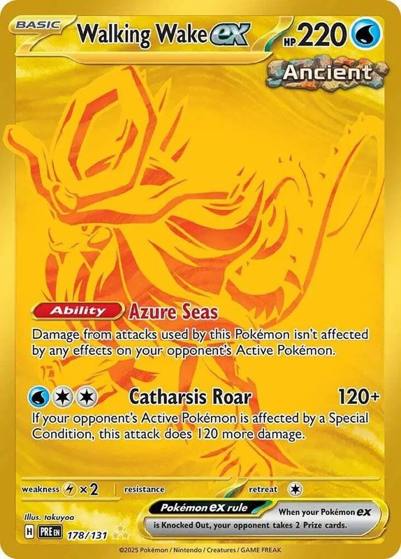 Walking Wake ex — Prismatic Evolutions 178/131