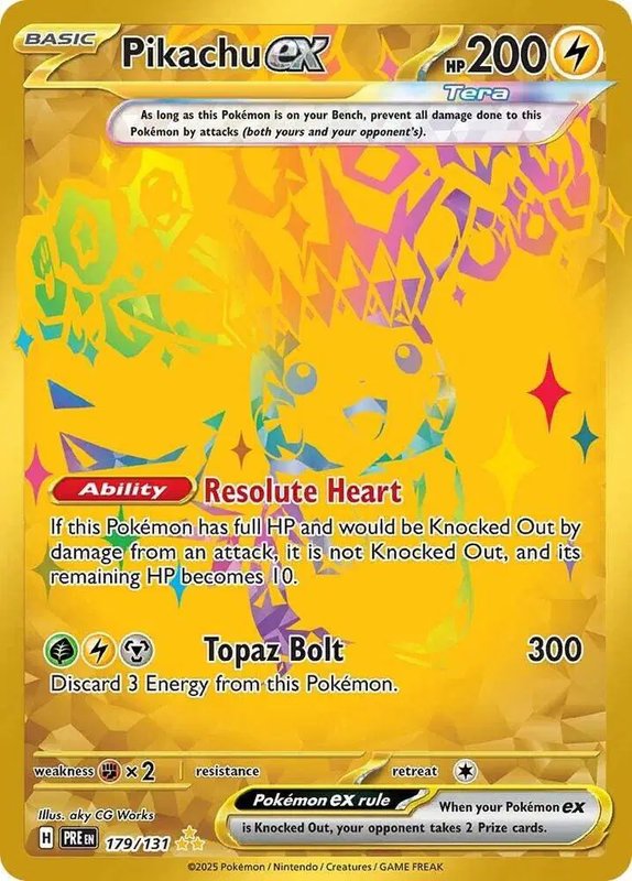 Pikachu ex — Prismatic Evolutions 179/131