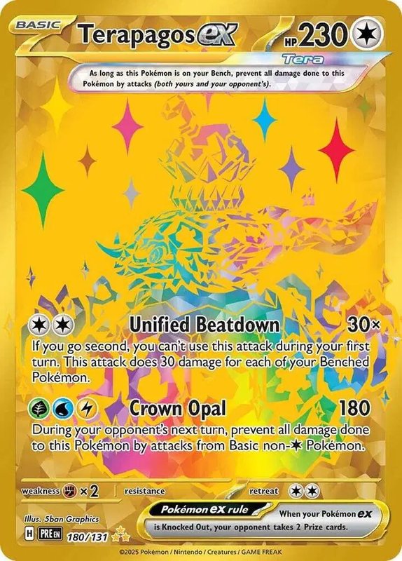 Terapagos ex — Prismatic Evolutions 180/131