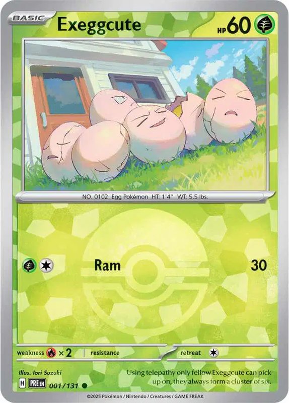 Exeggcute (Poke Ball Pattern) — Prismatic Evolutions 001/131