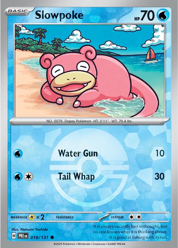 Slowpoke (Poke Ball Pattern) — Prismatic Evolutions 018/131