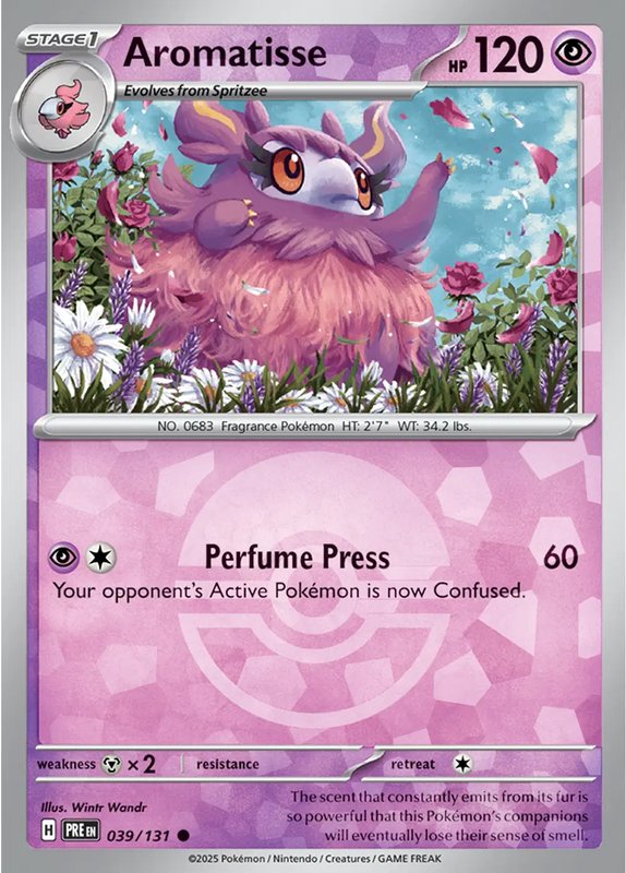 Aromatisse (Poke Ball Pattern) — Prismatic Evolutions 039/131