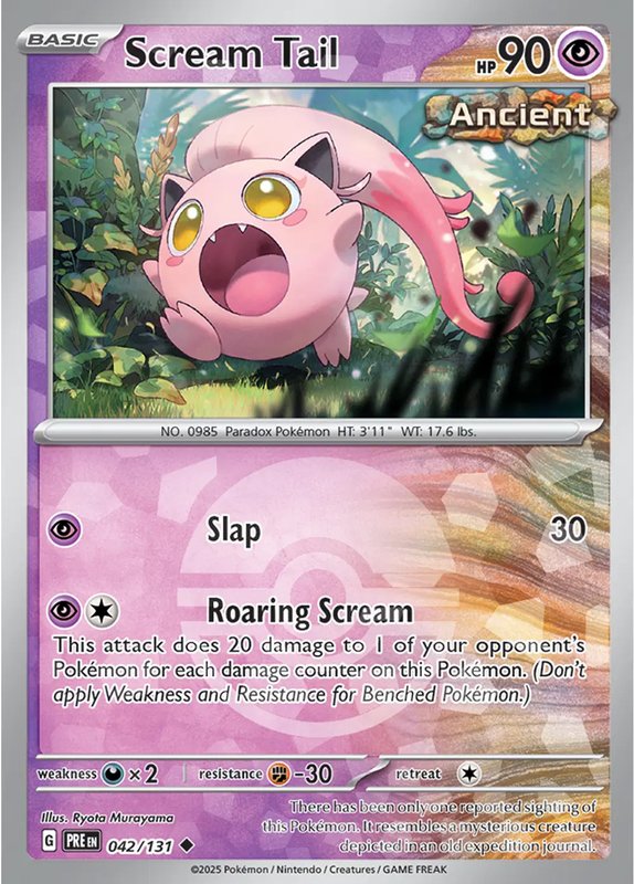 Scream Tail (Poke Ball Pattern) — Prismatic Evolutions 042/131