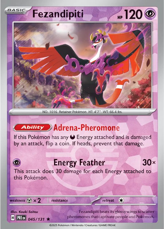 Fezandipiti (Poke Ball Pattern) — Prismatic Evolutions 045/131