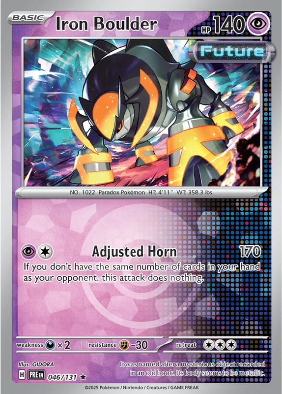 Iron Boulder (Poke Ball Pattern) — Prismatic Evolutions 046/131