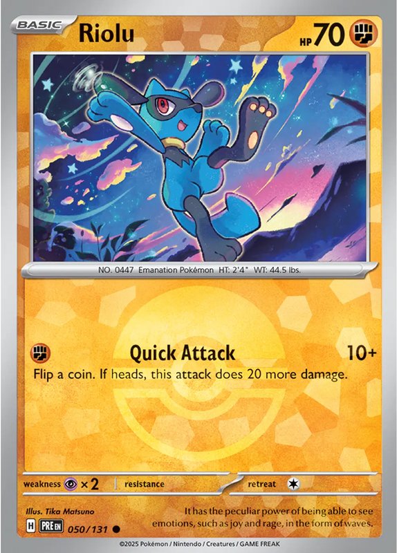 Riolu (Poke Ball Pattern) — Prismatic Evolutions 050/131