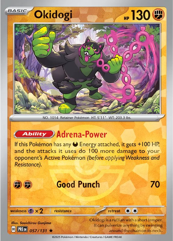 Okidogi (Poke Ball Pattern) — Prismatic Evolutions 057/131