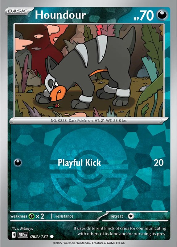 Houndour (Poke Ball Pattern) — Prismatic Evolutions 062/131