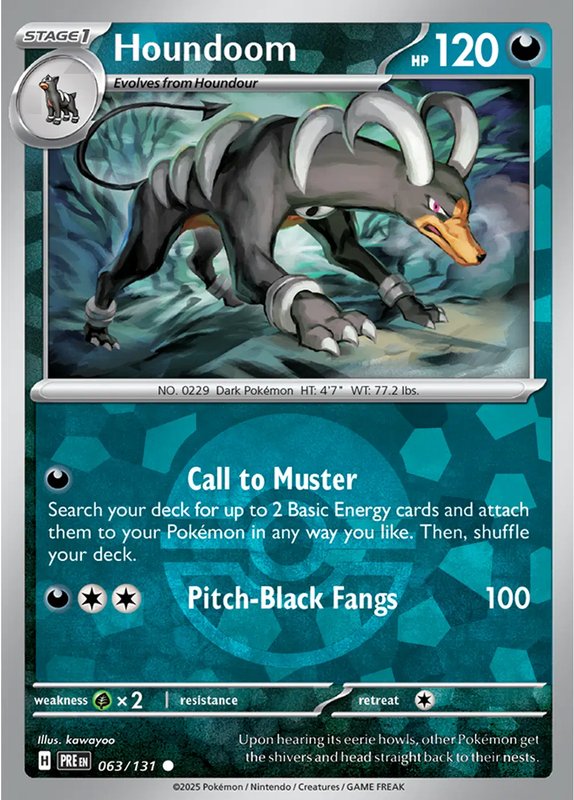 Houndoom (Poke Ball Pattern) — Prismatic Evolutions 063/131