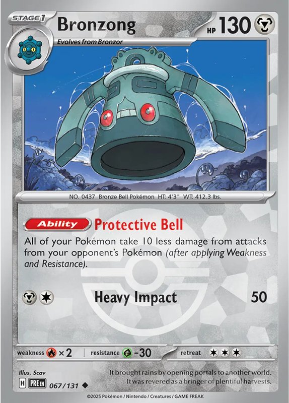Bronzong (Poke Ball Pattern) — Prismatic Evolutions 067/131