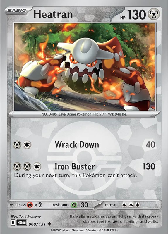 Heatran (Poke Ball Pattern) — Prismatic Evolutions 068/131