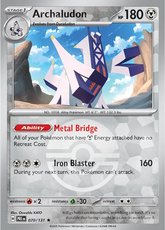 Archaludon (Poke Ball Pattern) — Prismatic Evolutions 070/131