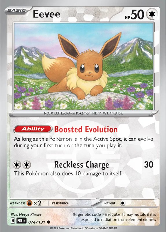 Eevee (Poke Ball Pattern) — Prismatic Evolutions 074/131
