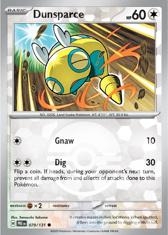 Dunsparce (Poke Ball Pattern) — Prismatic Evolutions 079/131