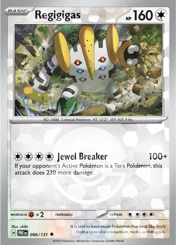 Regigigas (Poke Ball Pattern) — Prismatic Evolutions 086/131