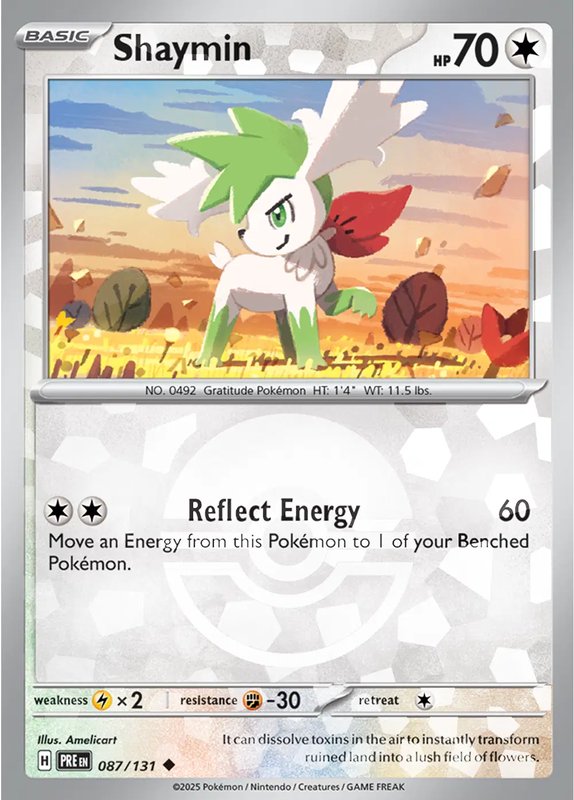 Shaymin (Poke Ball Pattern) — Prismatic Evolutions 087/131