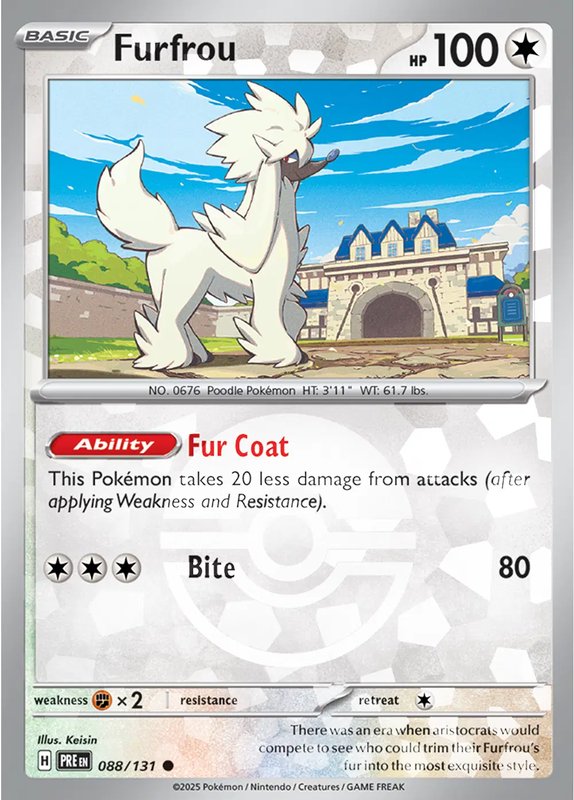 Furfrou (Poke Ball Pattern) — Prismatic Evolutions 088/131