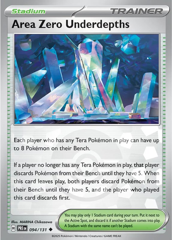 Area Zero Underdepths (Poke Ball Pattern) — Prismatic Evolutions 094/131