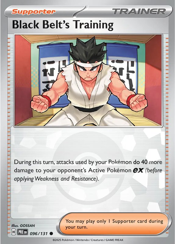 Black Belt's Training (Poke Ball Pattern) — Prismatic Evolutions 096/131