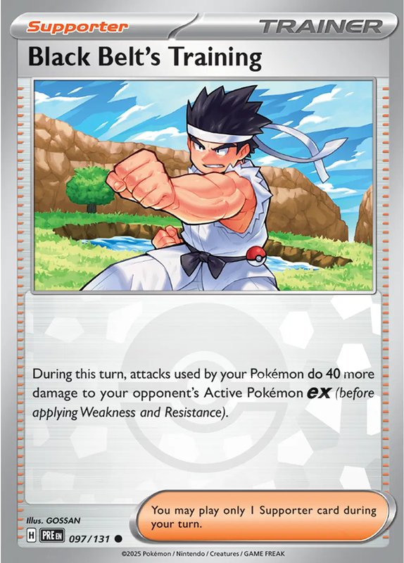 Black Belt's Training (Poke Ball Pattern) — Prismatic Evolutions 097/131