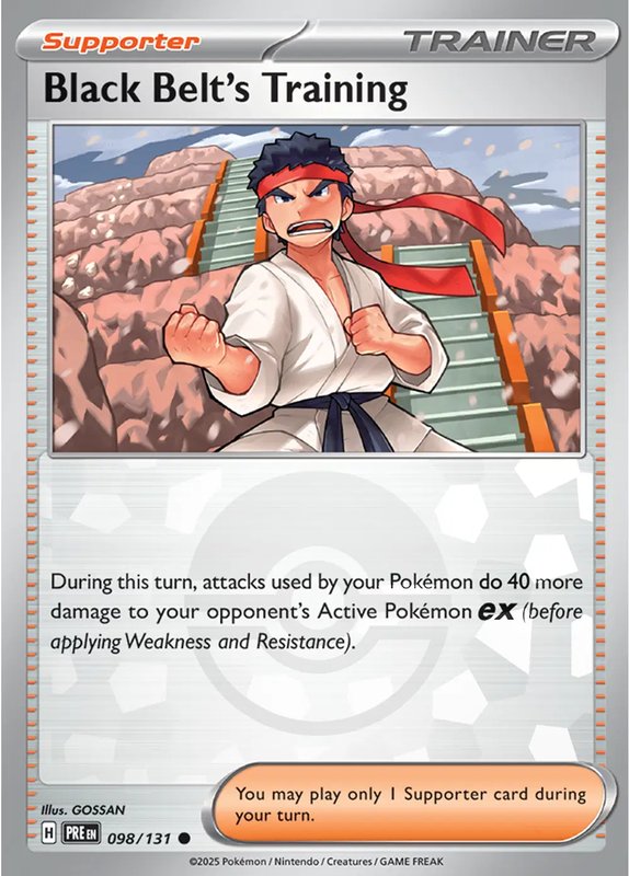 Black Belt's Training (Poke Ball Pattern) — Prismatic Evolutions 098/131