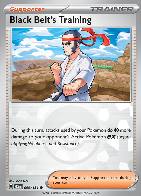 Black Belt's Training (Poke Ball Pattern) — Prismatic Evolutions 099/131