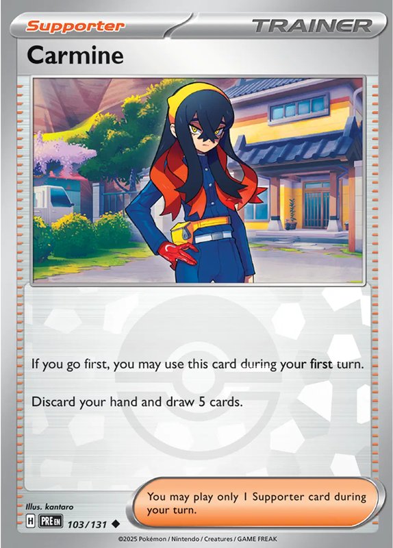Carmine (Poke Ball Pattern) — Prismatic Evolutions 103/131