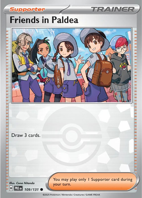 Friends in Paldea  (Poke Ball Pattern) — Prismatic Evolutions 109/131
