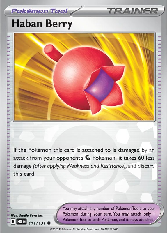 Haban Berry (Poke Ball Pattern) — Prismatic Evolutions 111/131