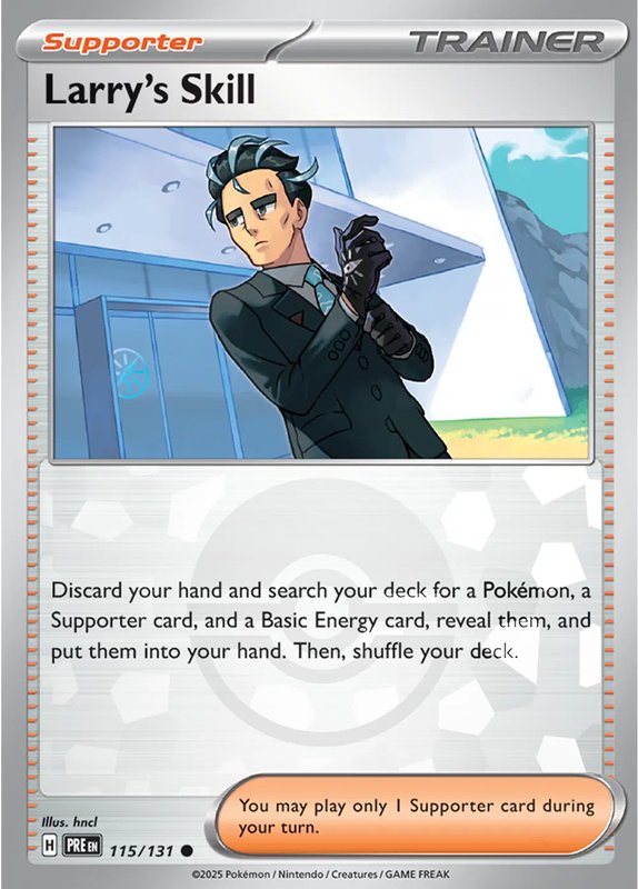 Larry's Skill  (Poke Ball Pattern) — Prismatic Evolutions 115/131