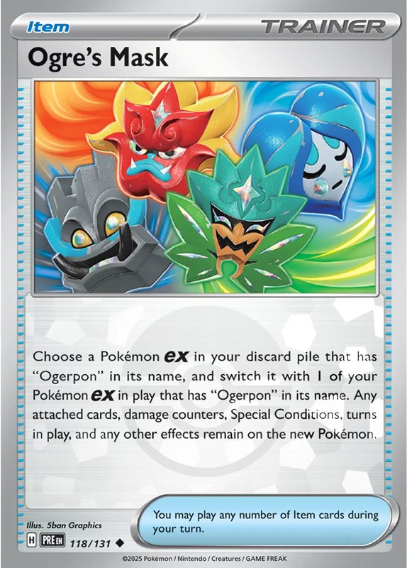 Ogre's Mask (Poke Ball Pattern) — Prismatic Evolutions 118/131