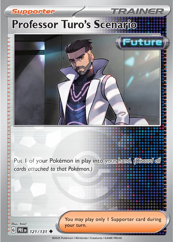 Professor Turo's Scenario (Poke Ball Pattern) — Prismatic Evolutions 121/131