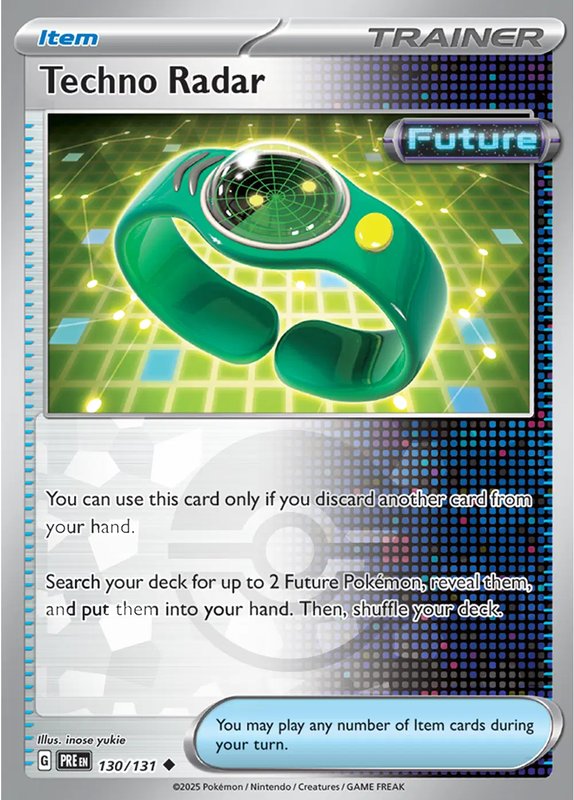 Techno Radar (Poke Ball Pattern) — Prismatic Evolutions 130/131