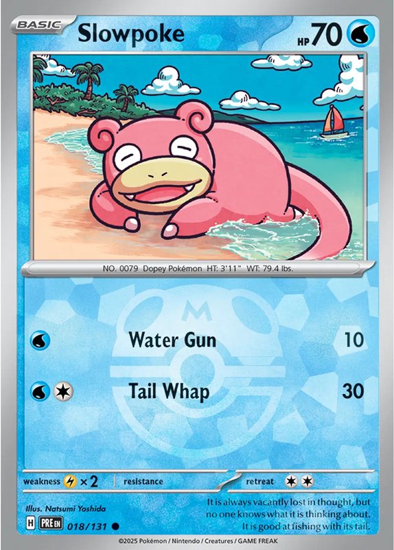 Slowpoke (Master Ball Pattern) — Prismatic Evolutions 018/131