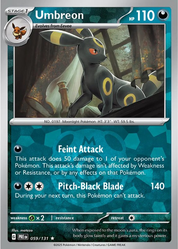 Umbreon (Master Ball Pattern) — Prismatic Evolutions 059/131