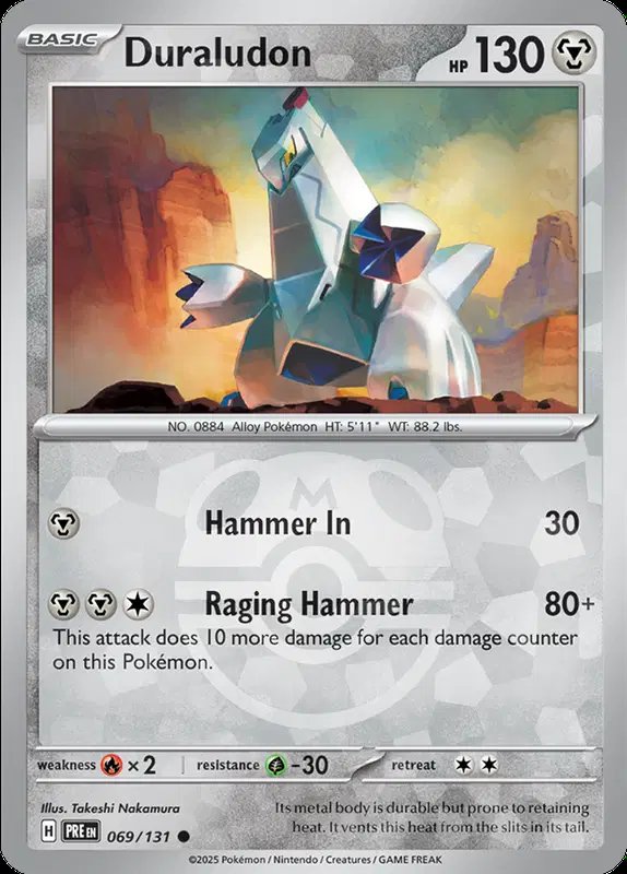 Duraludon (Master Ball Pattern) — Prismatic Evolutions 069/131