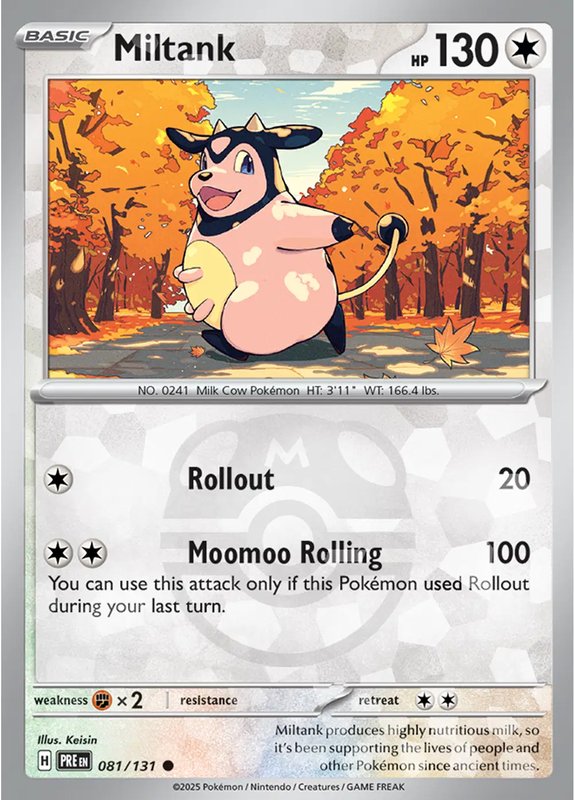 Miltank (Master Ball Pattern) — Prismatic Evolutions 081/131