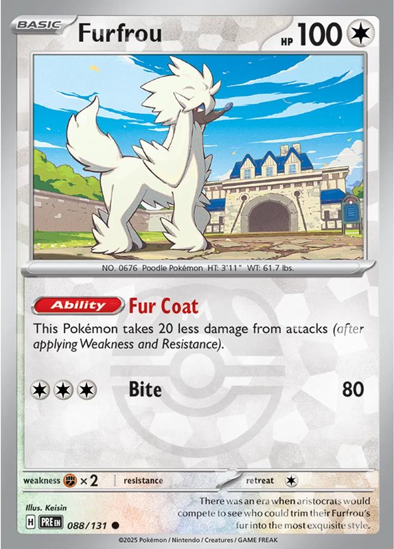 Furfrou (Master Ball Pattern) — Prismatic Evolutions 088/131