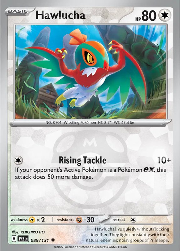 Hawlucha (Master Ball Pattern) — Prismatic Evolutions 089/131