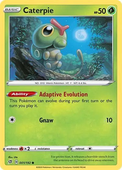 Caterpie — Rebel Clash 001/192