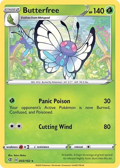 Butterfree — Rebel Clash 003/192